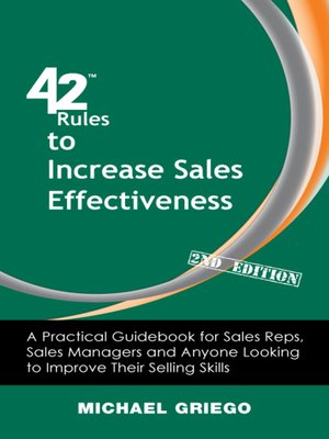 cover image of 42 Rules to Increase Sales Effectiveness